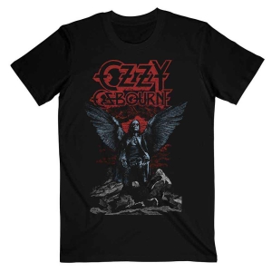 Ozzy Osbourne - Angel Wings Uni Bl T-Shirt ryhmässä MERCHANDISE / T-paita / Hårdrock @ Bengans Skivbutik AB (5546622r)