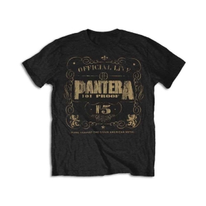 Pantera - 101 Proof Uni Bl ryhmässä MERCHANDISE / T-paita / Hårdrock @ Bengans Skivbutik AB (5546637r)