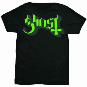 Ghost - Green/Grey Keyline Logo Uni Bl ryhmässä MERCHANDISE / T-paita / Hårdrock @ Bengans Skivbutik AB (5546662)