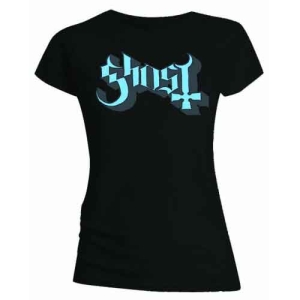 Ghost - Blue/Grey Keyline Logo Skinny Lady Bl ryhmässä MERCHANDISE / T-paita / Hårdrock @ Bengans Skivbutik AB (5546766r)