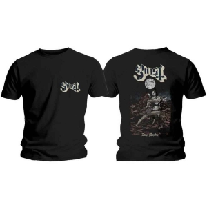 Ghost - Dance Macabre Cover & Logo Uni Bl ryhmässä MERCHANDISE / T-paita / Hårdrock @ Bengans Skivbutik AB (5546785r)