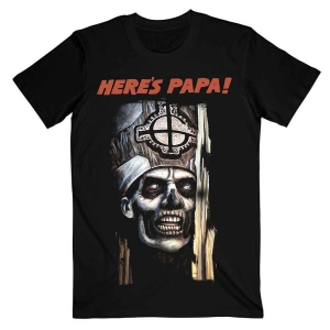 Ghost - Here's Papa Fp Uni Bl ryhmässä MERCHANDISE / T-paita / Hårdrock @ Bengans Skivbutik AB (5546787r)