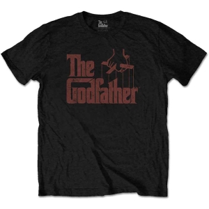 The Godfather - Logo Brown Uni Bl ryhmässä MERCHANDISE / T-paita / Film-Musikal @ Bengans Skivbutik AB (5547071)