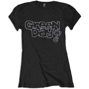 Green Day - Flowerpot Diamante Lady Bl ryhmässä MERCHANDISE / T-paita / Punk @ Bengans Skivbutik AB (5547150r)