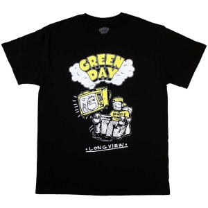 Green Day - Longview Doodle Uni Bl ryhmässä MERCHANDISE / T-paita / Punk @ Bengans Skivbutik AB (5547153r)