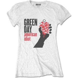 Green Day - American Idiot Lady Wht ryhmässä MERCHANDISE / T-paita / Punk @ Bengans Skivbutik AB (5547184r)