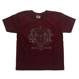 Ac/Dc - Black Ice Boys T-Shirt Maroon ryhmässä MERCH / Minsishops-merch / Ac/Dc @ Bengans Skivbutik AB (5548601r)