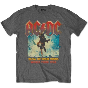 Ac/Dc - Blow Up Your Video Boys T-Shirt Charcoal ryhmässä MERCH / Minsishops-merch / Ac/Dc @ Bengans Skivbutik AB (5548603r)