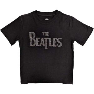 The Beatles - Drop Embellished Boys T-Shirt Bl ryhmässä MERCHANDISE / Merch / Pop-Rock @ Bengans Skivbutik AB (5548624r)