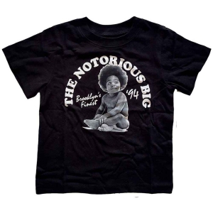 Biggie Smalls - Baby Toddler  T-Shirt Bl ryhmässä MERCHANDISE / Merch / Hip Hop-Rap @ Bengans Skivbutik AB (5548646r)