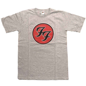 Foo Fighters - Ff Logo Boys T-Shirt Heather ryhmässä MERCHANDISE / Merch / Pop-Rock @ Bengans Skivbutik AB (5548688r)