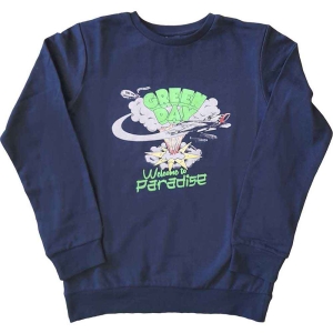 Green Day - Welcome To Paradise Boys Blue Sweatshirt ryhmässä MERCHANDISE / Merch / Punk @ Bengans Skivbutik AB (5548693r)