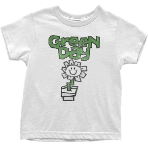 Green Day - Flower Pot Kids Toddler Wht ryhmässä MERCHANDISE / Merch / Punk @ Bengans Skivbutik AB (5548695r)