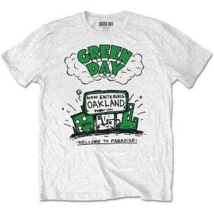 Green Day - Welcome To Paradise Boys T-Shirt Wht ryhmässä MERCHANDISE / Merch / Punk @ Bengans Skivbutik AB (5548697r)