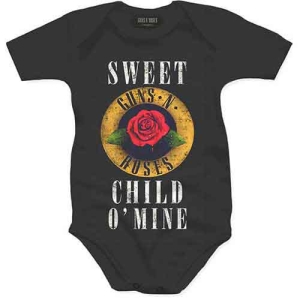 Guns N Roses - Child O' Mine Rose Toddler Bl Babygrow ryhmässä MERCHANDISE / Merch / Hårdrock @ Bengans Skivbutik AB (5548703r)