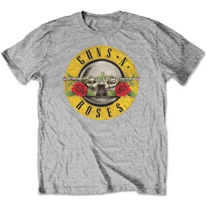 Guns N Roses - Classic Logo Boys T-Shirt Heather ryhmässä MERCHANDISE / Merch / Hårdrock @ Bengans Skivbutik AB (5548708r)