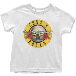 Guns N Roses - Classic Logo Toddler T-Shirt Wht ryhmässä MERCHANDISE / Merch / Hårdrock @ Bengans Skivbutik AB (5548711r)