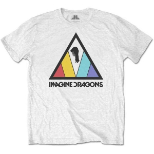 Imagine Dragons - Triangle Logo Boys T-Shirt Wht ryhmässä MERCHANDISE / Merch / Pop-Rock @ Bengans Skivbutik AB (5548724r)