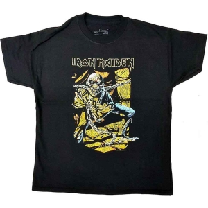 Iron Maiden - Piece Of Mind Boys T-Shirt Bl ryhmässä MERCHANDISE / Merch / Hårdrock @ Bengans Skivbutik AB (5548729r)