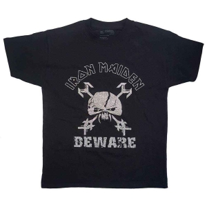 Iron Maiden - Beware Boys T-Shirt Bl ryhmässä MERCHANDISE / Merch / Hårdrock @ Bengans Skivbutik AB (5548730r)