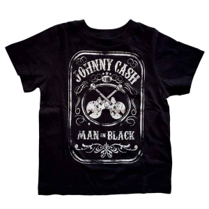 Johnny Cash - Man In Black Toddler T-Shirt Bl ryhmässä MERCHANDISE / Merch / Country @ Bengans Skivbutik AB (5548734r)