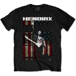 Jimi Hendrix - Peace Flag Boys T-Shirt Bl ryhmässä MERCHANDISE / Merch / Pop-Rock @ Bengans Skivbutik AB (5548737r)