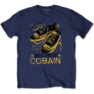 Kurt Cobain - Laces Boys T-Shirt Navy ryhmässä MERCHANDISE / Merch / Pop-Rock @ Bengans Skivbutik AB (5548743r)