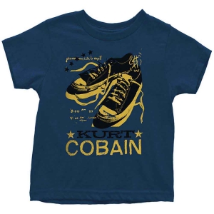 Kurt Cobain - Laces Toddler T-Shirt Navy ryhmässä MERCHANDISE / Merch / Pop-Rock @ Bengans Skivbutik AB (5548744r)