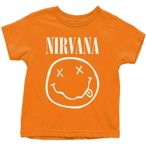 Nirvana - Happy Face Toddler Orange ryhmässä MERCHANDISE / Merch / Pop-Rock @ Bengans Skivbutik AB (5548770r)