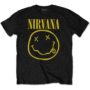 Nirvana - Happy Face Boys T-Shirt Bl ryhmässä MERCHANDISE / Merch / Pop-Rock @ Bengans Skivbutik AB (5548771r)