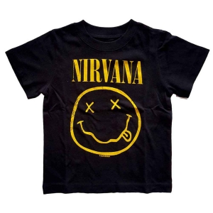 Nirvana - Happy Face Toddler T-Shirt Bl ryhmässä MERCHANDISE / Merch / Pop-Rock @ Bengans Skivbutik AB (5548775r)