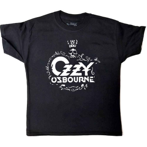 Ozzy Osbourne - Logo Boys T-Shirt Bl ryhmässä MERCHANDISE / Merch / Hårdrock @ Bengans Skivbutik AB (5548782r)