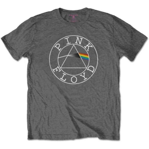 Pink Floyd - Circle Logo Boys T-Shirt Char ryhmässä MERCHANDISE / Merch / Pop-Rock @ Bengans Skivbutik AB (5548785r)