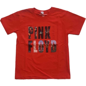 Pink Floyd - Echoes Album Montage Boys T-Shirt Red ryhmässä MERCHANDISE / Merch / Pop-Rock @ Bengans Skivbutik AB (5548789r)