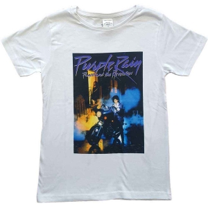 Prince - Purple Rain Album Boys T-Shirt  Wht ryhmässä MERCHANDISE / Merch / RnB-Soul @ Bengans Skivbutik AB (5548798r)