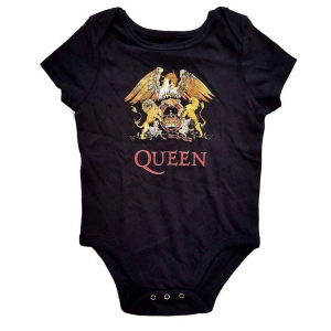 Queen - Classic Crest Toddler Bl Babygrow ryhmässä MERCHANDISE / Merch / Pop-Rock @ Bengans Skivbutik AB (5548799r)