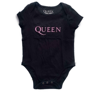 Queen - Pink Logo Toddler Bl Babygrow ryhmässä MERCHANDISE / Merch / Pop-Rock @ Bengans Skivbutik AB (5548800r)