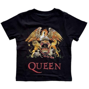 Queen - Classic Crest Toddler T-Shirt Bl ryhmässä MERCHANDISE / Merch / Pop-Rock @ Bengans Skivbutik AB (5548806r)