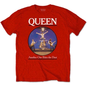 Queen - Another One Bites.. Boys T-Shirt Red ryhmässä MERCHANDISE / Merch / Pop-Rock @ Bengans Skivbutik AB (5548809r)