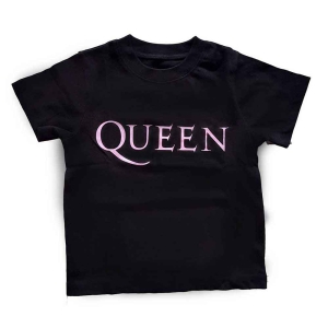 Queen - Pink Logo Toddler T-Shirt Bl ryhmässä MERCHANDISE / Merch / Pop-Rock @ Bengans Skivbutik AB (5548810r)