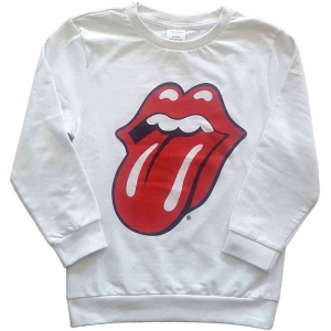 Rolling Stones - Classic Tongue Boys T-Shirt Wht Sw ryhmässä MERCHANDISE / Merch / Pop-Rock @ Bengans Skivbutik AB (5548821r)