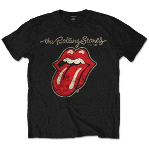 Rolling Stones - Plastered Tongue Boys T-Shirt Bl ryhmässä MERCHANDISE / Merch / Pop-Rock @ Bengans Skivbutik AB (5548825r)