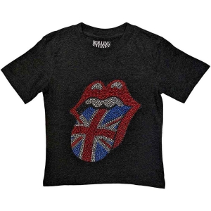 Rolling Stones - British Tongue Emb Boys T-Shirt Bl ryhmässä MERCHANDISE / Merch / Pop-Rock @ Bengans Skivbutik AB (5548826r)