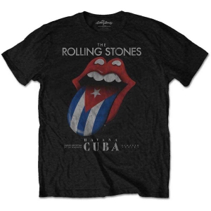 Rolling Stones - Havana Cuba Boys T-Shirt Bl ryhmässä MERCHANDISE / Merch / Pop-Rock @ Bengans Skivbutik AB (5548830r)