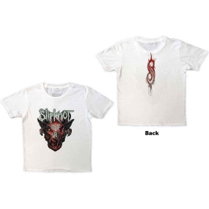 Slipknot - Infected Goat Boys T-Shirt Wht ryhmässä MERCHANDISE / Merch / Hårdrock @ Bengans Skivbutik AB (5548845r)