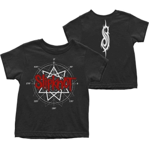 Slipknot - Star Logo Toddler T-Shirt Bl ryhmässä MERCHANDISE / Merch / Hårdrock @ Bengans Skivbutik AB (5548847r)