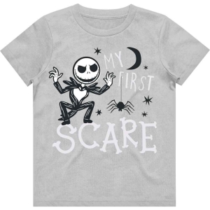 Disney - Tnbc First Scare Boys T-Shirt Grey ryhmässä Merchandise @ Bengans Skivbutik AB (5548859r)