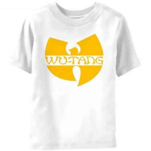 Wu-Tang Clan - Logo Toddler T-Shirt Wht ryhmässä MERCHANDISE / Merch / Hip Hop-Rap @ Bengans Skivbutik AB (5548866r)