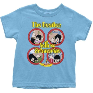 The Beatles - Yellowsub  Holes Lht Blue T-Shirt ryhmässä MERCHANDISE / Merch / Pop-Rock @ Bengans Skivbutik AB (5548874r)