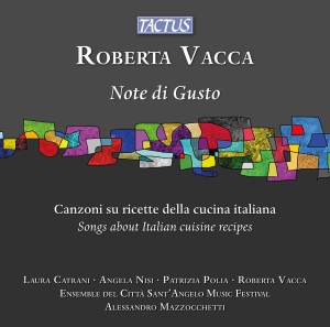 Roberta Vacca - Note Di Gusto - Songs About Italian ryhmässä ME SUOSITTELEMME / Perjantain julkaisut / Fredag den 5:e Juli 2024 @ Bengans Skivbutik AB (5550498)